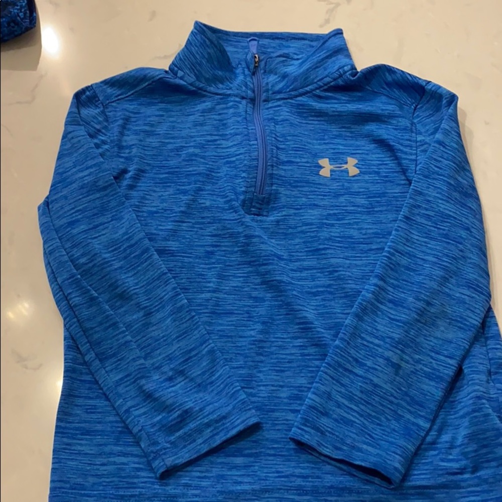 Under Armour boys 3/4 zipper pullover